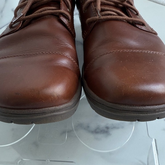 Lems Nine2Five Mocha Leather Minimalist Shoe Unisex Size Men’s 11.5 / Women's 13 - Picture 6 of 12